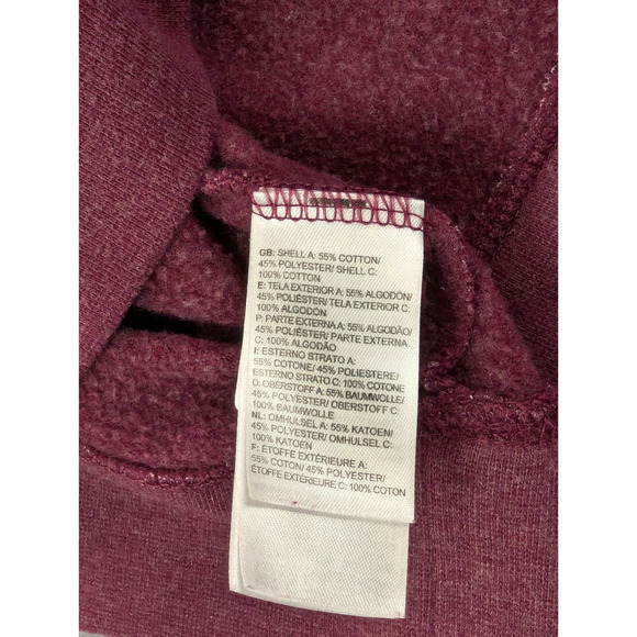 North Face Hoodie XL Women's Cranberry Orange Pullover Sweater Drawstring Hood - Picture 8 of 8